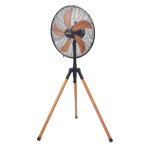 Alva Air 40CM Wooden Finish Tripod Fan 50W