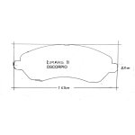 Kbc Brake Pads Front For Mahindra Scorpio Pik-up Mhawk 2014+