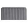 Capri Panel Headboard- King Dark Grey