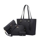 Tote Bags For Women 4 In 1 Shoulder Bag - Black