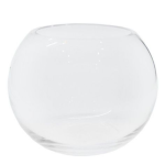 Rose Bowl vase- Sheer Rim - 24CM H X 16CM W
