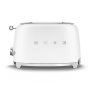 Smeg 2 Slice Toaster Matt White TSF01WHMEU