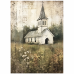 FSC2393 Printed Wall Hanging Prints Spring Chapel