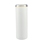 Engraving White Stainless Steel Skinny Tumbler 20OZ