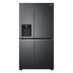 LG 611LT Matte Black Steel Side By Side Refrigerator - GC-L257SQSL
