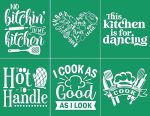 Dgaga Kitchen Silk Screen Stencils This Kitchen Is For Dancing Reusable Self Adhesive Screen Printing Stencils Mesh Transfers St