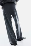 Wide Trousers - Grey Marl