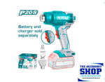 Heat Gun Lithium-ion With Or Without Battery Total Tools TBLI2002