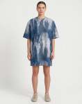 G-star Raw Printed Loose Denim Flame Dress - XL Blue