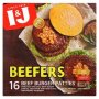 I&j Beefers Econo Beef Burger With Mild Curry 800G