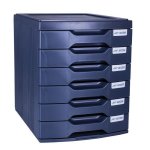 - 6 Drawer Filing System - Anthracite Grey