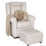 Nursery Rocking Chair & Footstool Set Grand Collection