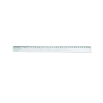 Stephens Ruler 40CM Clear Shatterproof Each