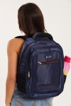 Kids Black School Bag With Multiple Compartments & Free Water Bottle 400MM X 300MM
