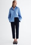 Cigarette Trousers - Navy Blue