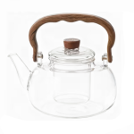 950ML Transparent Heat-resistant Glass Teapot
