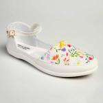 Pierre Cardin St Tropez 9 Loafer - White Floral - 8