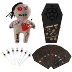 Voodoo Doll Kit Stress Relief Toy Gifts For Women Funny Creepy Dolls Witch Decor Horror Witchcraft Voodoo Dolls Watch Over You D