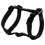 Rogz Utility Reflective H-harness - Snake Medium Black