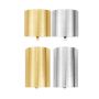 4PCS Ponytail Holder Hair Clips Metal High Ponytail Hair Cuff For Long Hair