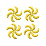 Banana Artificial Fruit Pack Yellow