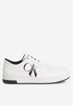 Calvin Klein Cupsole Laceup Basket Low Poly - White & Black