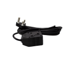 TT-F03-5M Bk Target Electrical Extension Cord 5M Multiplug 2 Ways Black