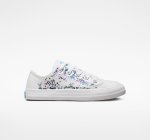 Converse Girls All Star Shoes In White Multi - White Multi 13
