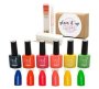 Glam Gel/high Quality Uv/led Gel Nail Polish 6 Piece - Neon Pack Of 9