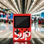 Wanle 500-IN-1 Classic 8-BIT Retro Rechargeable Game Boy Red