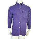 Purple 90S Fleece Shirt - S