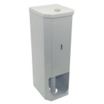 Toilet Paper Dispenser 3 Roll Powder Coated Steel White TR_03