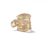 The Hair Edit Gilded Wrap Ponytail Cuff Clip Elegant Gold Accessory For Women Jewelry For Hair Unique Cuff Claw Clip Hair Access