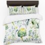 Watercolour Floral Artichokes Duvet Cover Set By Wikus Schalkwyk King