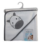 Character Hooded Towel - White
