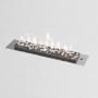 Flueless Gas Fireplace Stainless Steel Stone - 800MM / Stainless Steel