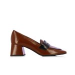 Elegant Court Pumps -brown black