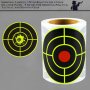 100pcs 7.62cm Splatter Target Stickers For Archery And Range - Easy To Apply Perfect For Practicing And Improving Accuracy