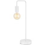 Bright Star Lighting Metal Down Facing Table Lamp White