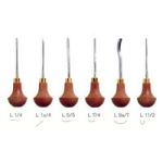 Linoleum And Block Cutter Set Of 6 - Set D