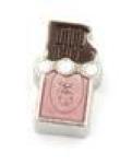FLC167 - Chocolate Floating Charm For Floating Locket Necklace