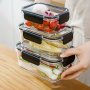 1pc Multi-Purpose Food Storage Container With Lid - Reusable Square PET Freshness Keeper For Fruits Vegetables Meat & More - Perfect For Fridge Organization