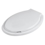Plastic Toilet Seat White White