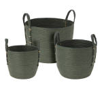 Basket Of Paper Dark Green
