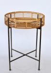 Metal & Rattan Butlers Tray – 60X48CM