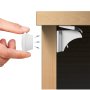 4PCS Babyproof Magnetic Cabinet Locks - Keep Your Little Ones Safe With Adhesive Easy Installation & Key Holders