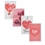 Romantic Valentines Day Greeting Card With Matching Envelope