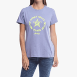 Jeep Womens Flower Star Tee Purple - 10XL