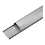 1.1M Half-round Aluminium 50MM Cable Duct SILVER90668