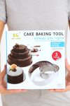 3 Piece Stainless Steel Cake Ring Baking Set